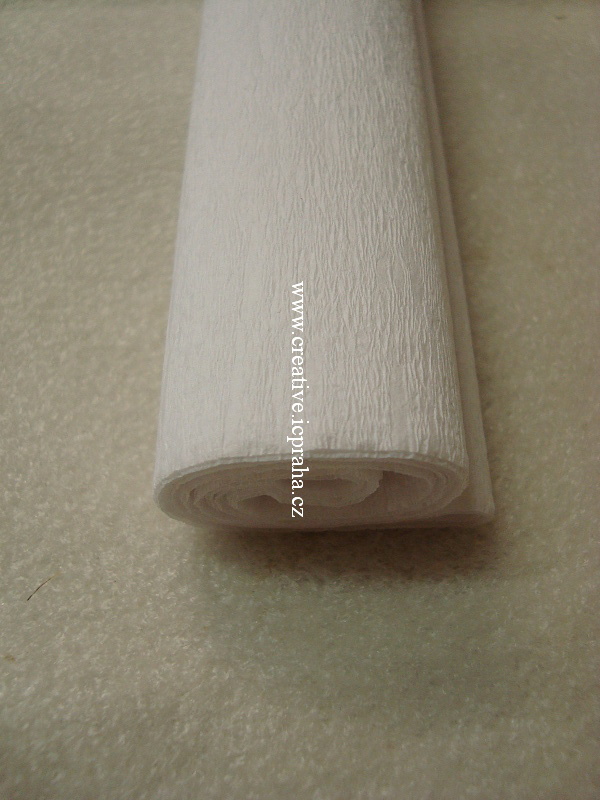 Krepový papír - 0,5x2m